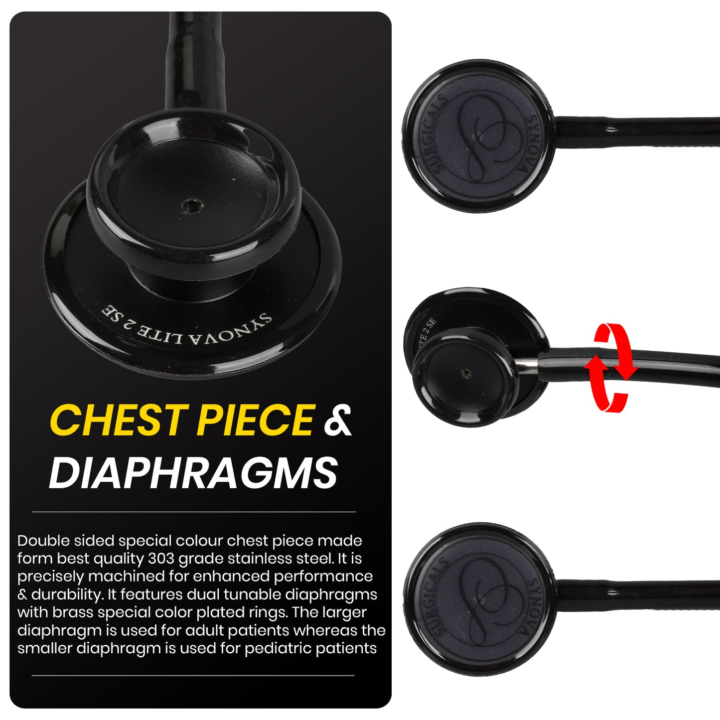 Synova Surgical Lite II SE Single Sided – Basic Stethoscope